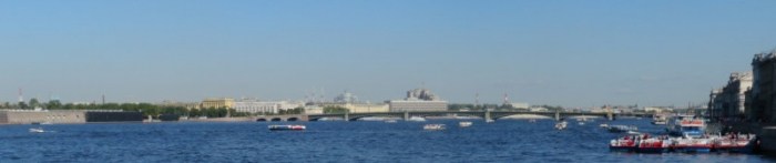 На катамаране от Дворцовой набережной к Острову фортов: по Малой Неве ( 24 фото )