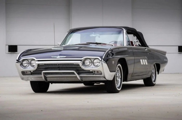 Спортивный двухместный Ford Thunderbird Sports Roadster 1963 года