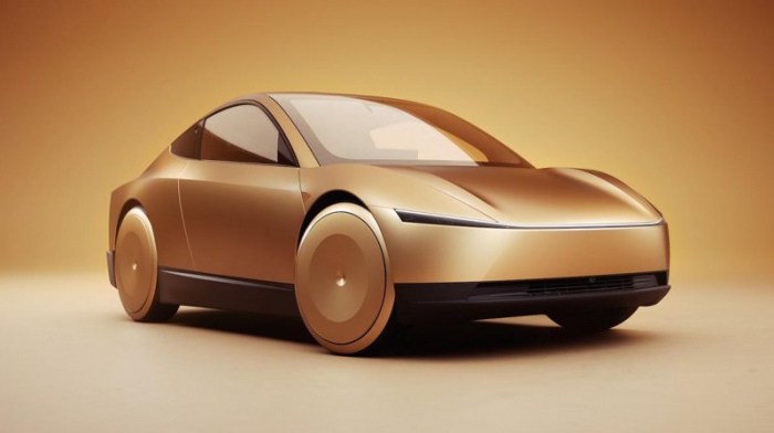 Tesla показала прототип Robotaxi Tesla показала прототип Robotaxi