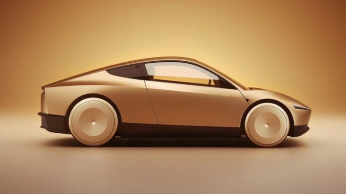 Tesla показала прототип Robotaxi Tesla показала прототип Robotaxi