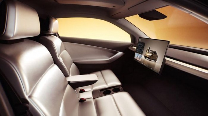 Tesla показала прототип Robotaxi Tesla показала прототип Robotaxi