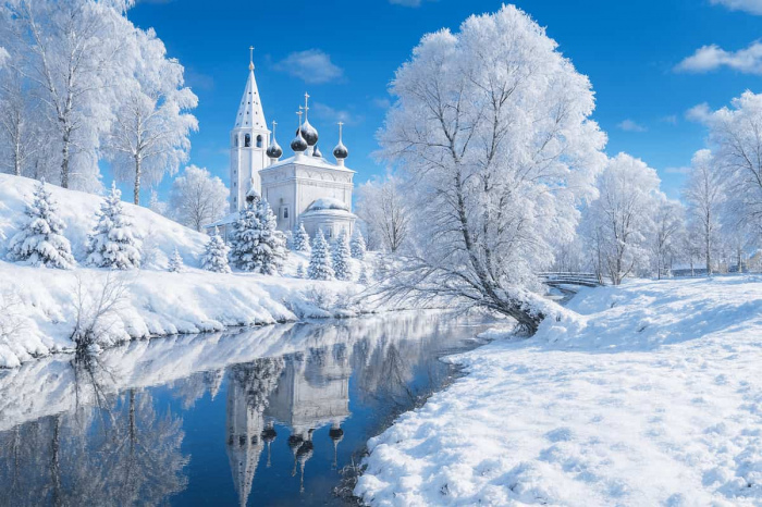 Где искать настоящую зиму? 5 самых красивых деревень России, занесенных снегом